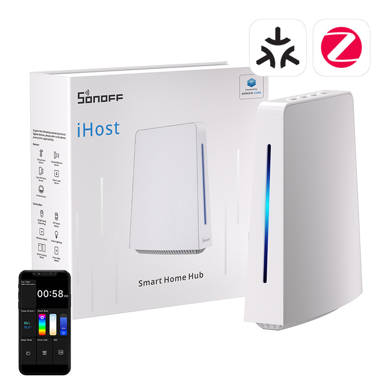 Bramka iHost Hub WiFi, ZigBee, Bluetooth, Matter SONOFF AIBridge, 2GB, LAN