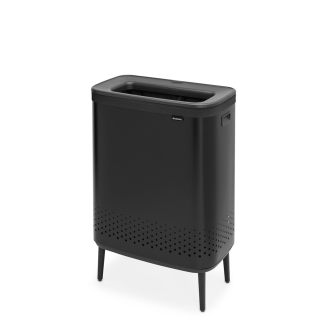 Kosz na pranie Brabantia Bo 2x45l czarny matowy - 4