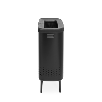 Kosz na pranie Brabantia Bo 2x45l czarny matowy - 5
