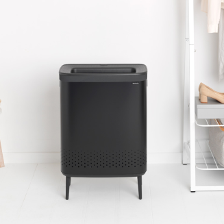 Kosz na pranie Brabantia Bo 2x45 l Matt Black - 8