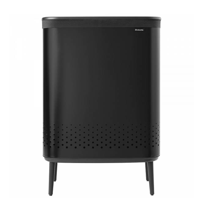  Brabantia Bo laundry basket 2x45l, matte black
