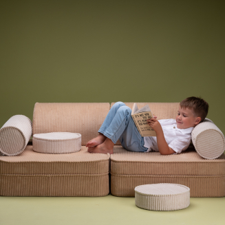  Wigiwama Settee Brown Sugar Children's Sofa - 11