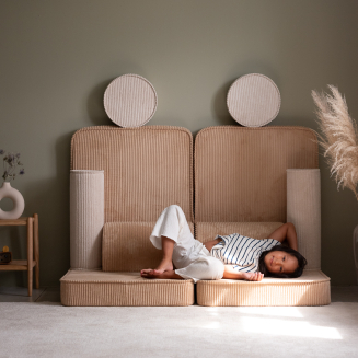  Wigiwama Settee Brown Sugar Children's Sofa - 6