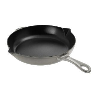 Patelnia żeliwna ze stalową rączką Staub 26 cm graphite grey - 3