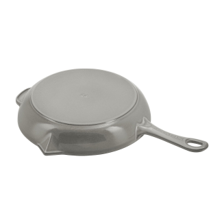 Patelnia żeliwna ze stalową rączką Staub 26 cm graphite grey - 4