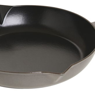 Patelnia żeliwna ze stalową rączką Staub 26 cm graphite grey - 2