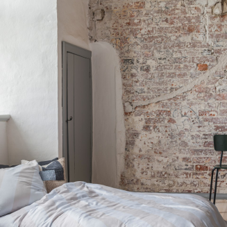 Pościel Mette Ditmer DIAGONAL Light Grey & Sand 200×220 cm - 4