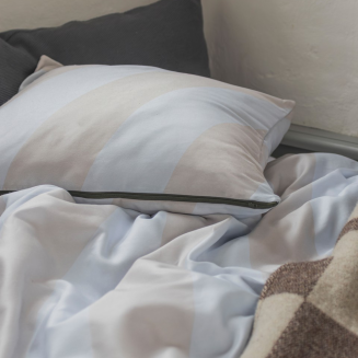 Pościel Mette Ditmer DIAGONAL Light Grey & Sand 200×220 cm - 2