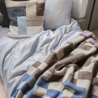 Pościel Mette Ditmer DIAGONAL Light Grey & Sand 200×220 cm - 7