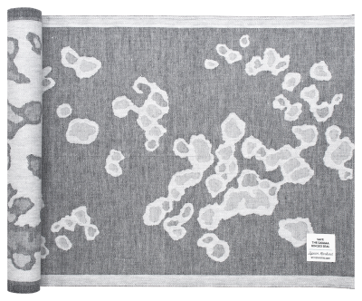  Lapuan Kankurit sauna underlay SAIMAANNORPPA white-gray 46x150 cm