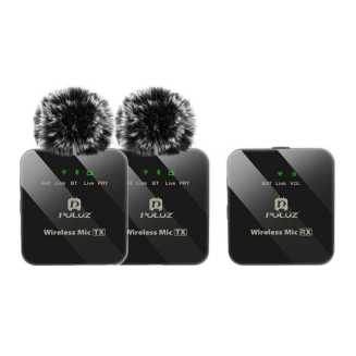 Bezprzewodowy mikrofon krawatowy PULUZ 2 TX + 1 RX - 2