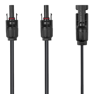 Kabel EcoFlow do połączenia równoległego paneli fotowoltaicznych MC4 30cm - 2