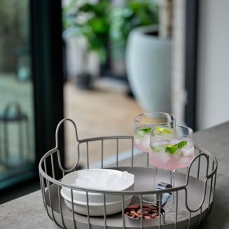 Koszyk Zone Denmark Inu Taupe 38x18 cm - 4