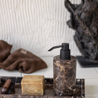 Dozownik do mydła Mette Ditmer Denmark Marble Low Brown | BESTSELLER | SZYBKA WYSYŁKA - 3