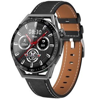 Smartwatch  Rubicon RNCE88-1 Czarny- Czarny Pasek Silikonowy + Czarny Pasek Skórzany - 5