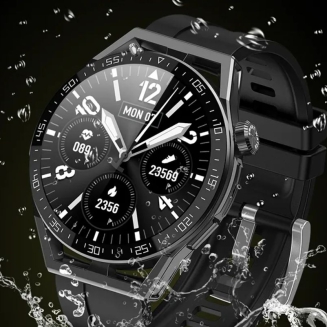 Smartwatch  Rubicon RNCE88-1 Czarny- Czarny Pasek Silikonowy + Czarny Pasek Skórzany - 13