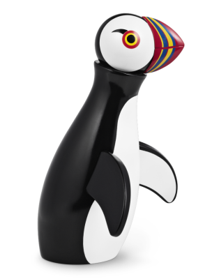 Figurka drewniana Kay Bojesen Puffin 19 cm