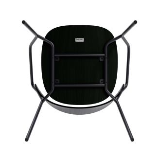 Krzesło z podłokietnikami Eva Solo Dosina black oak - 5