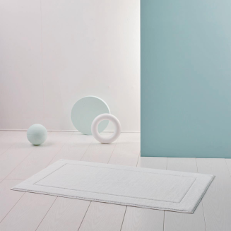  Aquanova London White bathroom rug 60x100 cm - 2