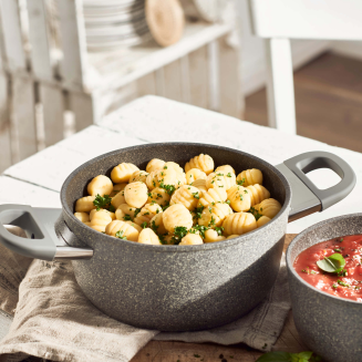 Indukcyjny garnek granitowy z pokrywką Ballarini Murano - 2.8 ltr - 5