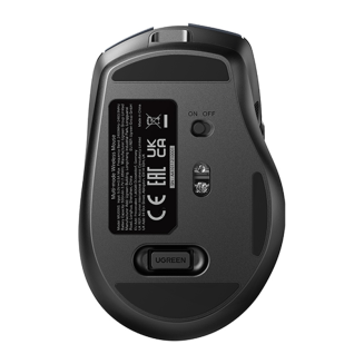 Mysz bezprzewodowa UGREEN MU006S BT+2.4GHz USB-C (czarna) - 3