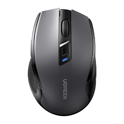 Mysz bezprzewodowa UGREEN MU006S BT+2.4GHz USB-C (czarna)