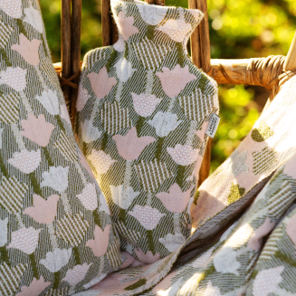 Koc Lapuan Kankurit TULPPAANI rose-olive 130x180 cm - 3