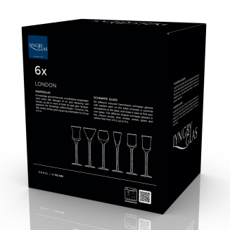 Kieliszki do wódki Lyngby Glas Aquavit London 6 szt. - 9