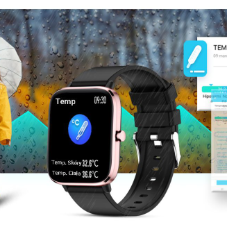 Smartwatch Giewont Różowo-Czarny GW230-3 - 7