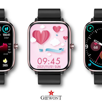 Smartwatch Giewont Różowo-Czarny GW230-3 - 3