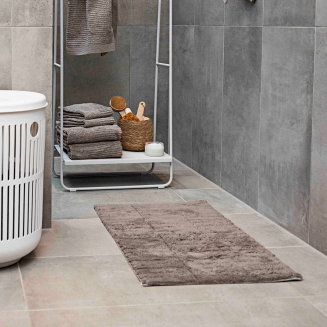 Dywanik łazienkowy Zone Denmark Tiles Soft Grey 50x80 cm - 3