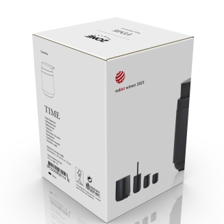 Dozownik do mydło Zone Denmark Time Black 0.22l - 3