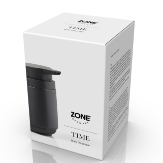 Dozownik do mydło Zone Denmark Time Black 0.22l - 2