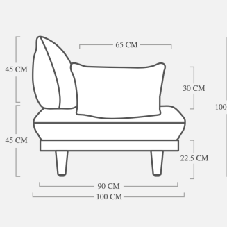 Fotel ogrodowy Fatboy Paletti Lounge Chair Storm Blue - 7