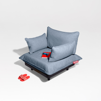 Fotel ogrodowy Fatboy Paletti Lounge Chair Storm Blue - 10