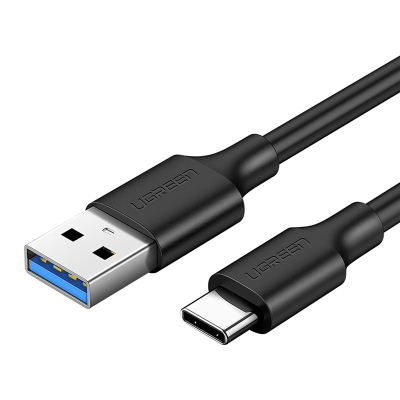 Kabel UGREEN US184 USB-A 3.0-USB-C 3.0 2m (czarny)