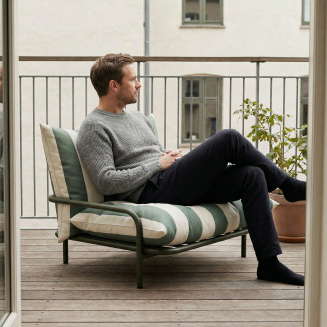 Fotel ogrodowy SACKit Mollis Lounge Chair Renesse Olive - 4