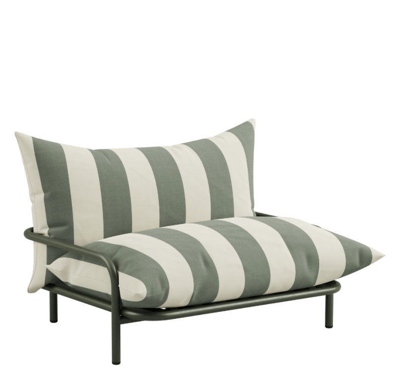 Fotel ogrodowy SACKit Mollis Lounge Chair Renesse Olive