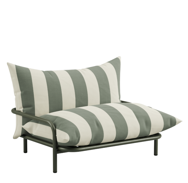 Fotel ogrodowy SACKit Mollis Lounge Chair Renesse Olive