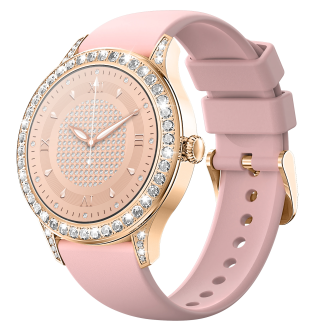 Smartwatch Damski VELTORI VT360-1 Różowy Pasek Silikonowy - 3