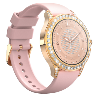 Smartwatch Damski VELTORI VT360-1 Różowy Pasek Silikonowy - 4