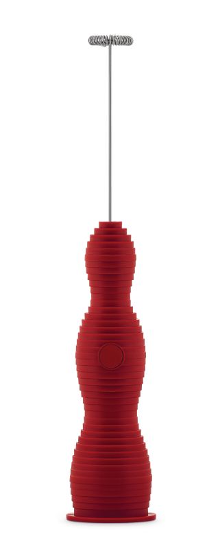 Alessi Pulcina red milk frother