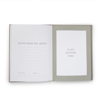 Album na prace plastyczne Great Art - beżowy | PRINTWORKS - 3