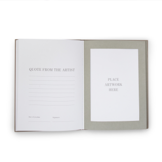 Album na prace plastyczne Great Art - beżowy | PRINTWORKS - 3