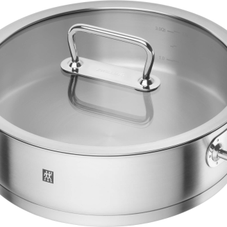 Patelnia sauté z 2 uchwytami i pokrywą Zwilling Pro 24 cm - 2