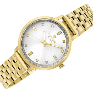 Zegarek Damski Giewont Sapphire Złoto Srebrny GW7370-B2 - 3