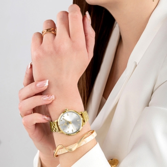 Zegarek Damski Giewont Sapphire Złoto Srebrny GW7370-B2 - 5