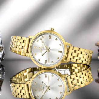 Zegarek Damski Giewont Sapphire Złoto Srebrny GW7370-B2 - 7