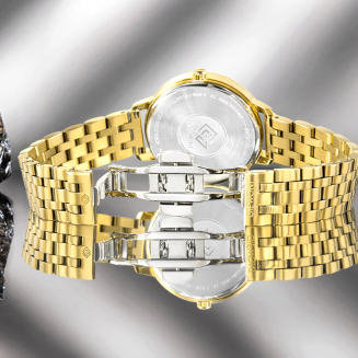 Zegarek Damski Giewont Sapphire Złoto Srebrny GW7370-B2 - 8