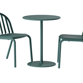  Fatboy Fred's Round Bistro Table Dark Sage - 3